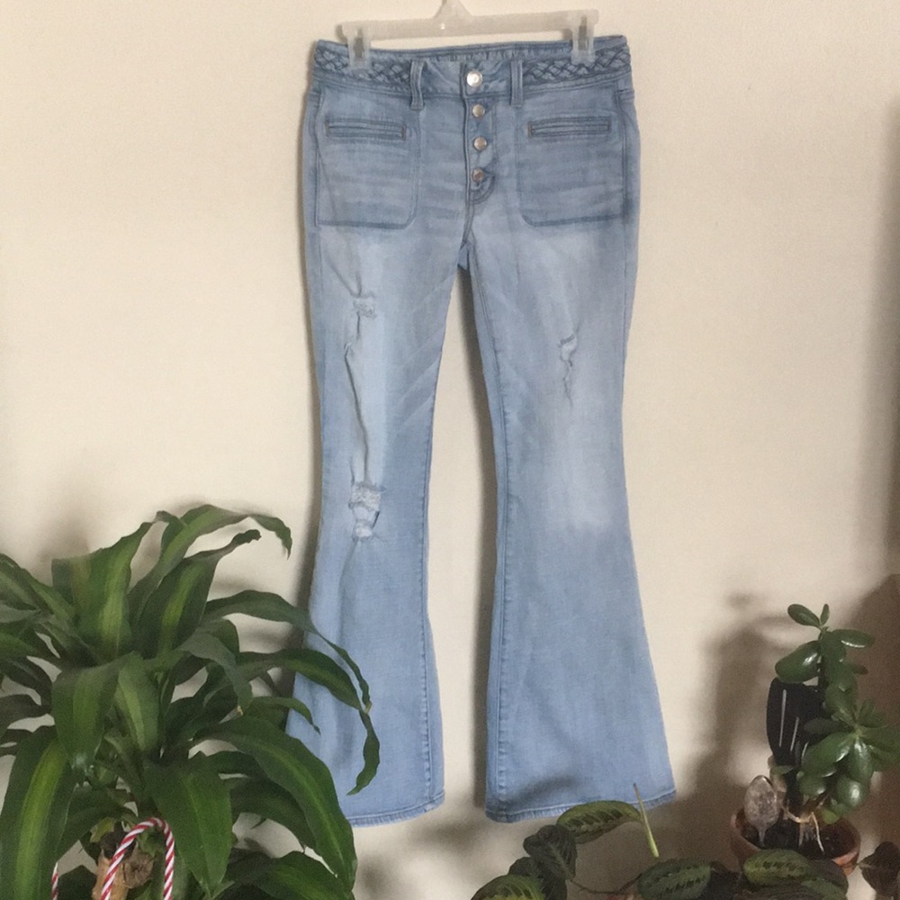 Women’s NWOT AEO Boho Artist Jean, sz. 8
